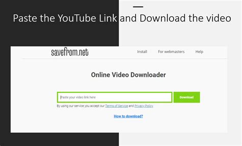 savefrom net|How to download YouTube videos for free